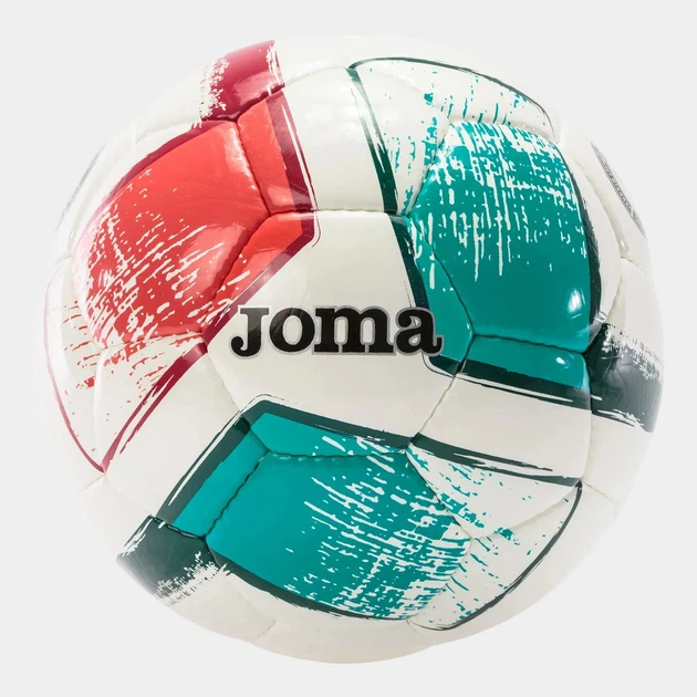 М'яч футбольний Joma DALI II білий, мультиколор розмір 4, біло-червоний - Фото 1 М'яч футбольний Joma DALI II білий, мультиколор розмір 4, біло-червоний - изображение 1