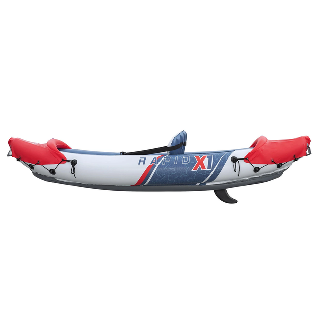 Каяк надувний Bestway Hydro-Force Rapid X1 290 x 91 см, синьо-червоний - изображение 4
