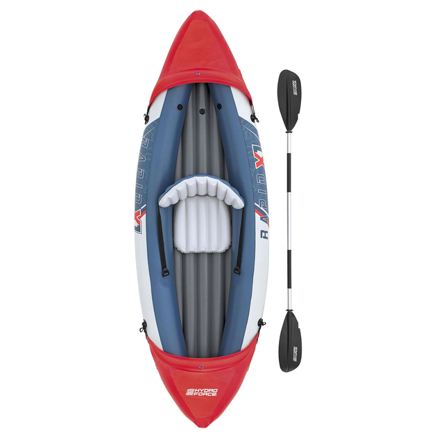 Каяк надувний Bestway Hydro-Force Rapid X1 290 x 91 см, синьо-червоний - изображение 5