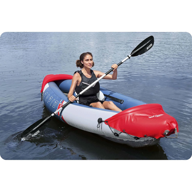 Каяк надувний Bestway Hydro-Force Rapid X1 290 x 91 см, синьо-червоний - изображение 7