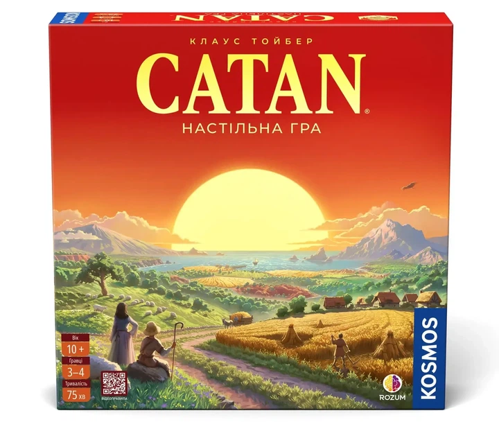 Настільна гра Catan (Катан, Колонізатори), оригінал - Фото 1 Настільна гра Catan (Катан, Колонізатори), оригінал - зображення 1