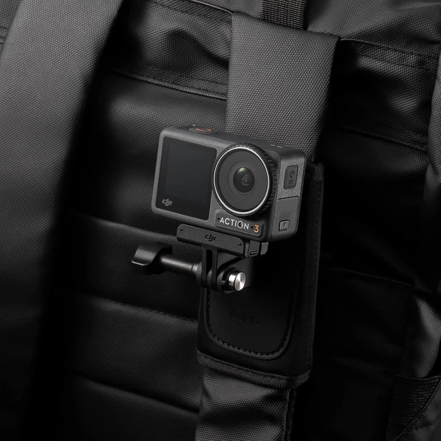Крепление для рюкзака DJI Osmo Backpack Strap Mount / Фиксация на лямку / Материал нейлон и поликарбонат / Стандартный 3-лучевой разъем / Совместимость с Osmo Action / Черный (CP.AS.AA000012.01) Б/В - изображение 7