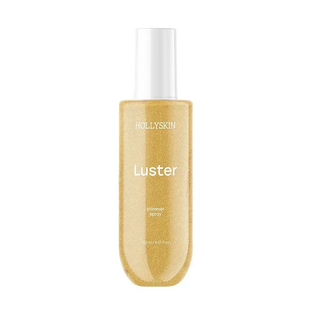 Шиммер-спрей для тіла Hollyskin Luster Gold 150 мл - Фото 2 Шиммер-спрей для тіла Hollyskin Luster Gold 150 мл - изображение 2