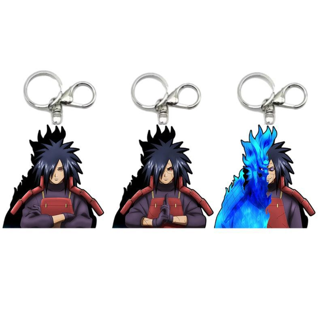 Брелок голографический 3D Наруто Мадара Учиха Uchiha Madara Naruto 5 см - Фото 1 Брелок голографический 3D Наруто Мадара Учиха Uchiha Madara Naruto 5 см - изображение 1