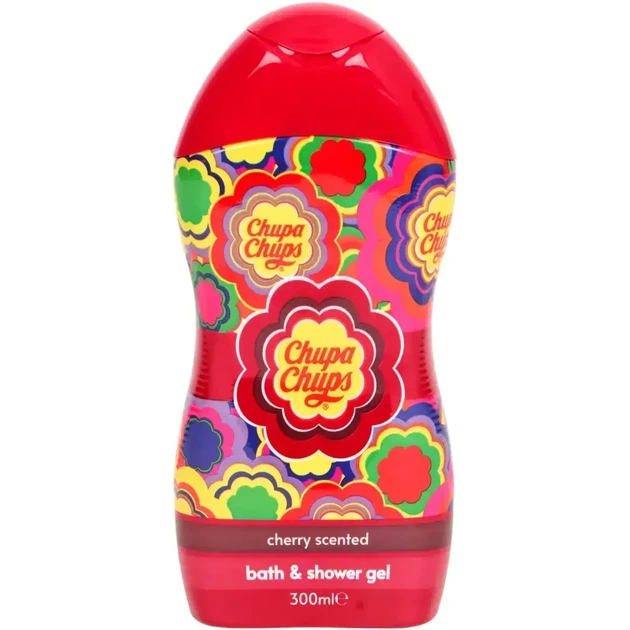 Гель для душа Chupa Chups 300 мл Cherry scented - Фото 1 Гель для душа Chupa Chups 300 мл Cherry scented - изображение 1