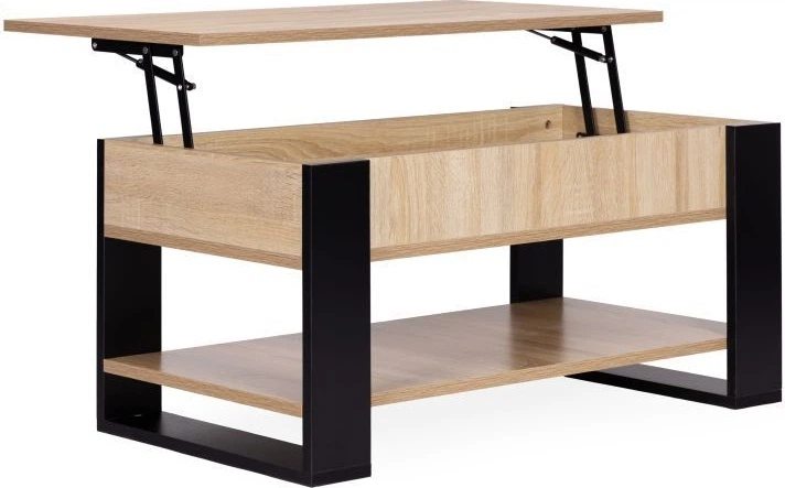 Stolik kawowy ModernHome by Multistore rozkładany 90 cm Dąb Sonoma TH-MST-16-1 (5905817011766) - obraz 4
