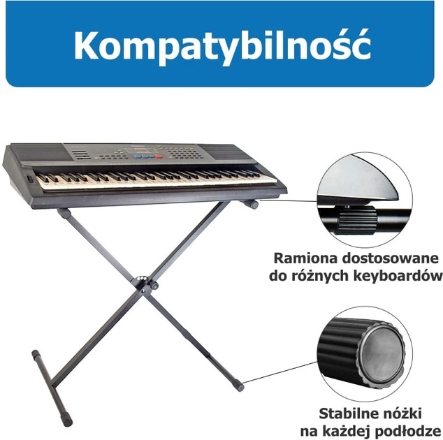 Statyw keyboardowy SSQ KS1 (SS-1929) - obraz 6
