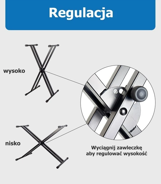 Statyw keyboardowy SSQ KS2 (SS-1930) - obraz 3