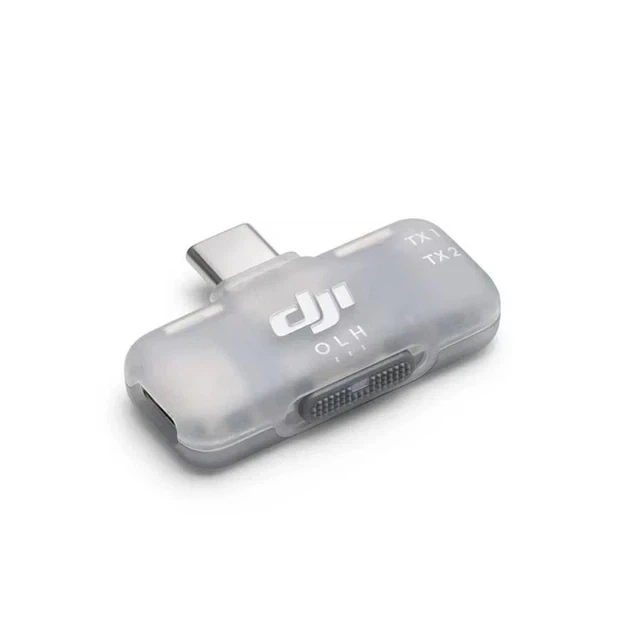 Ресивер DJI Mic Series Mobile Receiver для смартфона USB-C / Lightning бездротовий приймач мікрофона DJI Mic Mini - Фото 4 Ресивер DJI Mic Series Mobile Receiver для смартфона USB-C / Lightning бездротовий приймач мікрофона DJI Mic Mini - зображення 4