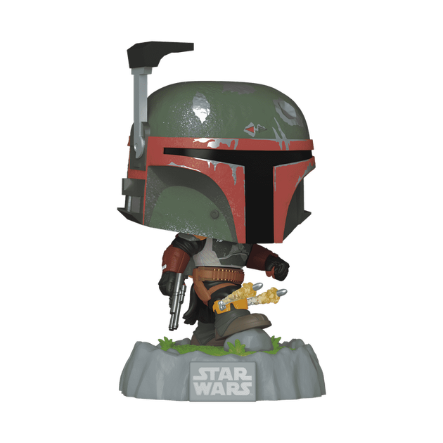 Фігурка Боба Фетт з ракетами на наколінниках — Funko Pop! STAR WARS: BOBA FETT WITH KNEEPAD ROCKETS #734 - Фото 2 Фігурка Боба Фетт з ракетами на наколінниках — Funko Pop! STAR WARS: BOBA FETT WITH KNEEPAD ROCKETS #734 - зображення 2