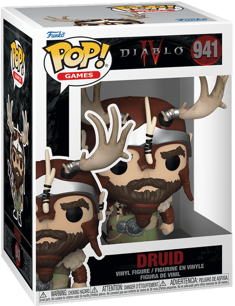 Фигурка Друид — Funko Pop! GAMES: DIABLO IV — DRUID #941 - Фото 1 Фигурка Друид — Funko Pop! GAMES: DIABLO IV — DRUID #941 - изображение 1