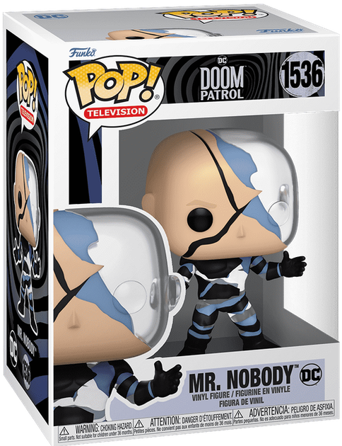 Фігурка Містер Ніхто — Funko Pop! DC COMICS: DOOM PATROL — MR. NOBODY #1536 - Фото 1 Фігурка Містер Ніхто — Funko Pop! DC COMICS: DOOM PATROL — MR. NOBODY #1536 - зображення 1