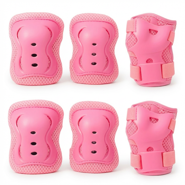 Роликовые коньки раздвижные с комплектом защиты Zelart 2920-2 размер 31-34 Black-Pink - Фото 10 Роликовые коньки раздвижные с комплектом защиты Zelart 2920-2 размер 31-34 Black-Pink - изображение 10