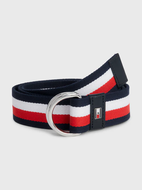 Ремінь Tommy Hilfiger Equestrian Global Stripe пояс кежуал повсякденний бавовняний темно синій W33 - Фото 1 Ремінь Tommy Hilfiger Equestrian Global Stripe пояс кежуал повсякденний бавовняний темно синій W33 - изображение 1