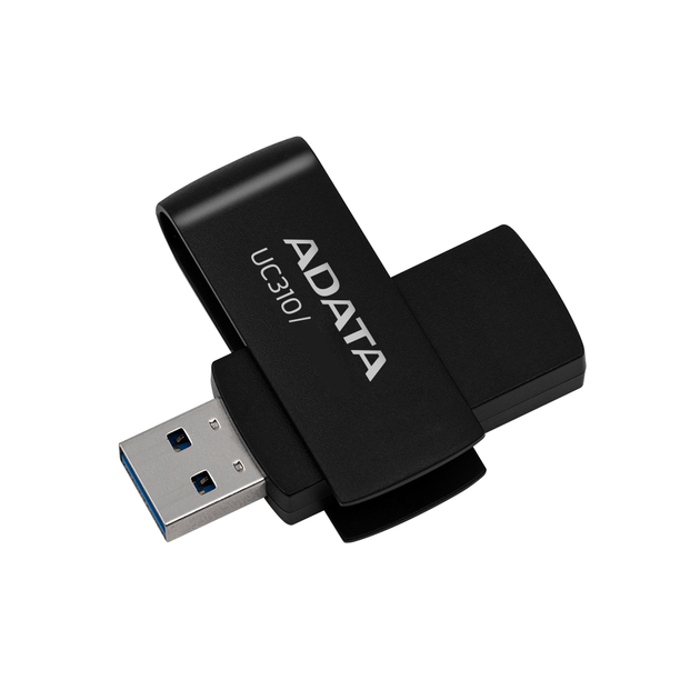 Флеш-накопичувач ADATA USB 3.2 UC310 64Gb Чорний - изображение 3