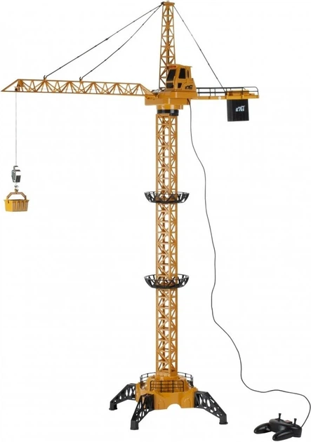 Dźwig żuraw budowlany MalPlay zdalnie sterowany RC 128 cm 108500 (5901924223047) - obraz 2