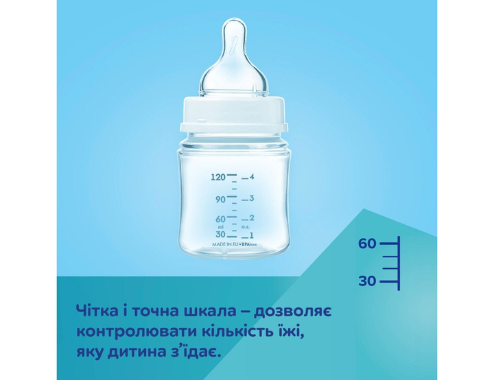 Бутылочка антиколиковая Canpol babies EasyStart 120 мл PP с широким горлом Bonjour Paris, синяя - изображение 10