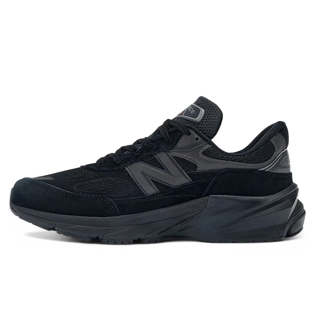 Мужские кроссовки повседневные NB 990v6 Triple Black 44 (28,0 см) Черный - изображение 3