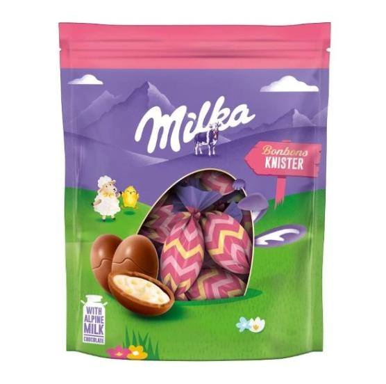 Шоколадные конфеты Milka Bonbons Popping 90 г - Фото 1 Шоколадные конфеты Milka Bonbons Popping 90 г - изображение 1