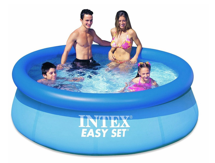 Надувной бескаркасный круглый бассейн Intex 28132 (366-76см, 5621 л, фильтр-насос 230V) - изображение 2