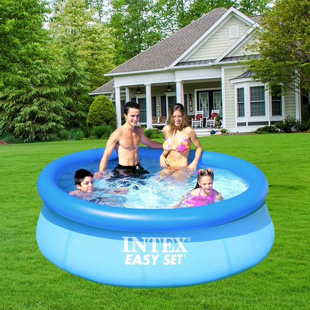 Надувной бескаркасный круглый бассейн Intex 28132 (366-76см, 5621 л, фильтр-насос 230V) - изображение 3