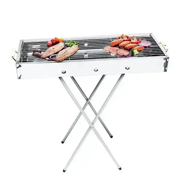 Переносний мангал BARBECUE TRAY 770T MD-008 809 (80*30*78см) - изображение 2