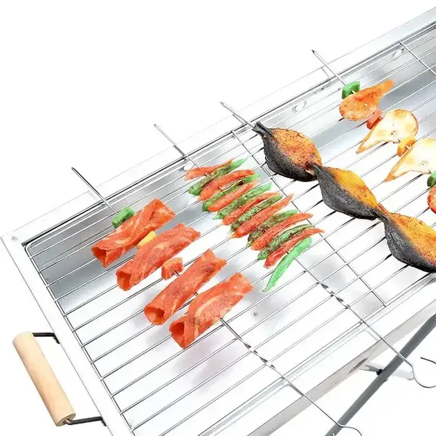 Переносний мангал BARBECUE TRAY 770T MD-008 809 (80*30*78см) - изображение 5