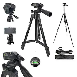 Штатив металлический универсальный для телефона и фотоаппарата Tripod 3120 портативный трипод 0,35-1.02м - изображение 3