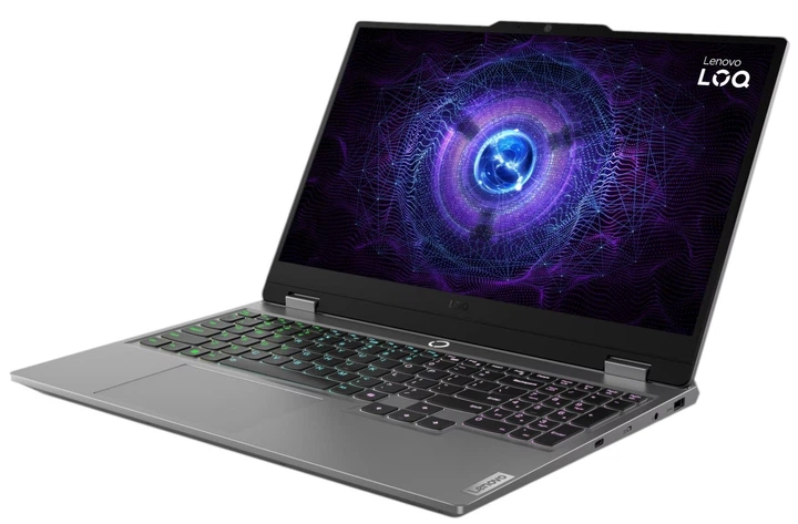 Laptop Lenovo LOQ-15IRX 83DV01E0RM (83DV01E0RM) Luna Grey - obraz 3