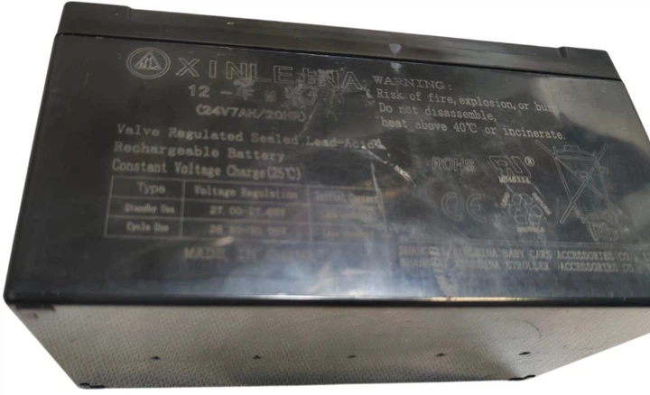 Акумулятор MegaBat для дитячих електромобілів 24V 7Ah (5902135119327) (955555912518741) - Уцінка - зображення 5