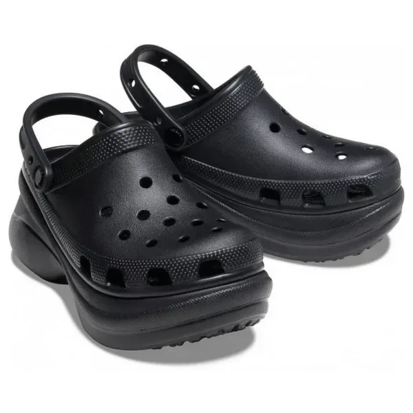 Жіночі крокси на платформі Crocs Classic Bae Clog Чорні 206302-100 W8/38-39/24.6см - Фото 3 Жіночі крокси на платформі Crocs Classic Bae Clog Чорні 206302-100 W8/38-39/24.6см - зображення 3