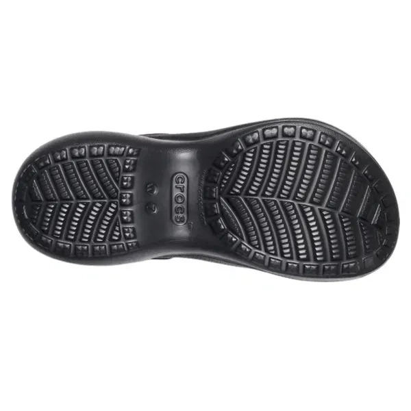 Жіночі крокси на платформі Crocs Classic Bae Clog Чорні 206302-100 W9/39-40/25.5см - зображення 6
