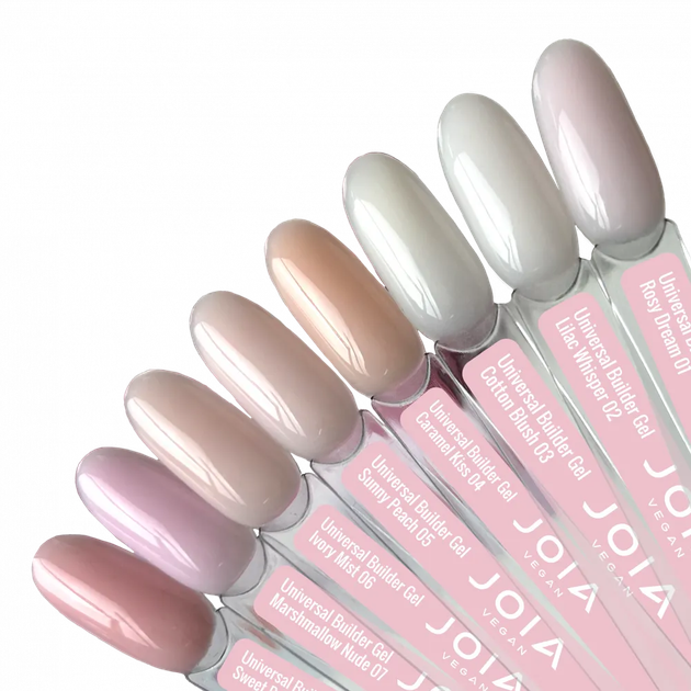 Моделюючий гель, бежевий JOIA vegan Builder Gel Sunny Peach №05 15 мл - Фото 2 Моделюючий гель, бежевий JOIA vegan Builder Gel Sunny Peach №05 15 мл - изображение 2