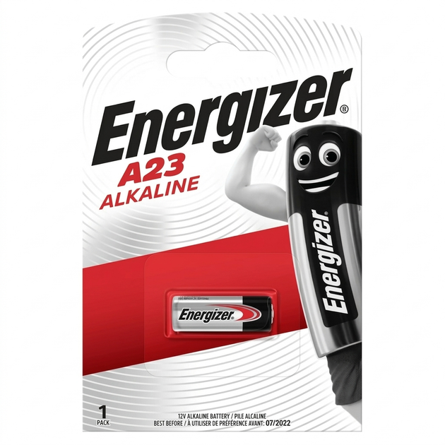 Батарейка Energizer A23 12V лужна 1 шт (7638900083057) - Фото 1 Батарейка Energizer A23 12V лужна 1 шт (7638900083057) - зображення 1