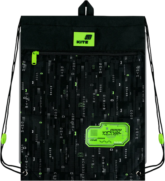 Сумка для взуття Kite Digital 46х33 см Чорна (K26-601M-16) - зображення 4