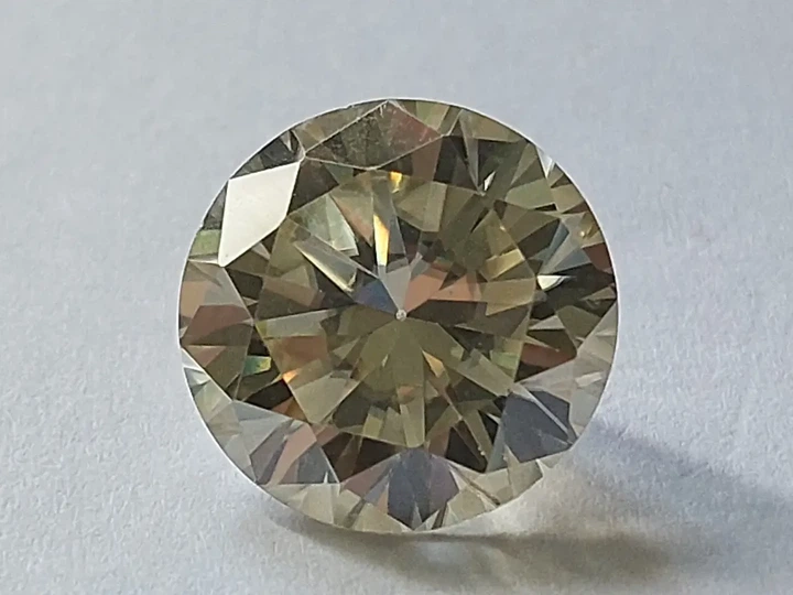 Муассанит 8.87 ct 13.84mm (664305) - Фото 1 Муассанит 8.87 ct 13.84mm (664305) - изображение 1