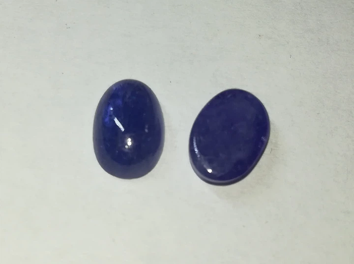 Танзанит пара 5.84 CT 7.2 X 9.3 X 4.9 - 7.0 X 9.4 X 4.6 mm (2043230) - изображение 6