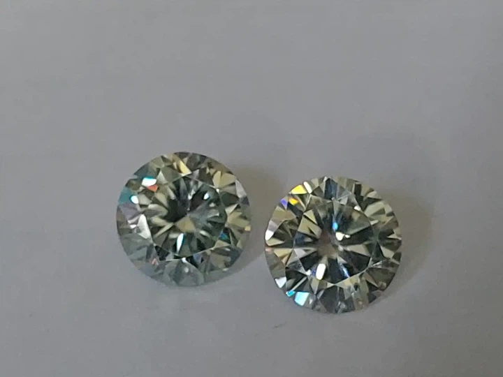 Муассанит пара 1.28 Ct 5.60 mm каждый (1355747) - изображение 5