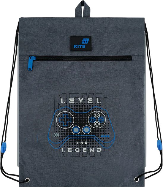 Сумка для взуття Kite Level UP 46х33 см Сіра (K26-601M-15) - зображення 4
