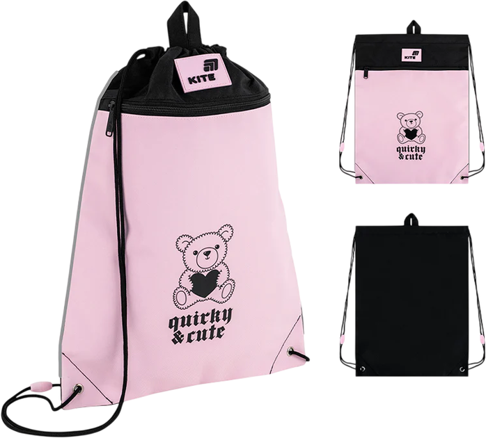 Сумка для взуття Kite Quirky&Cute 46х33 см Рожева (K26-601M-47) - зображення 2
