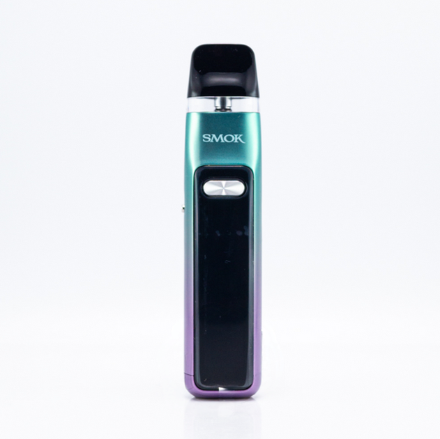 Многоразовая Pod-система Smok Novo GT Blue Purple Смок Ново дисплей 1300 мАч электронка до 30 Вт ударопрочный пластик 2 мл премиальный дизайн розово голубая - изображение 8