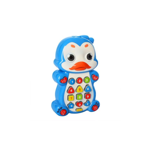 Музыкальная игрушка Телефон Пингвин, с проектором, сказки, стихи, Limo Toy, 7614UA - Фото 1 Музыкальная игрушка Телефон Пингвин, с проектором, сказки, стихи, Limo Toy, 7614UA - изображение 1