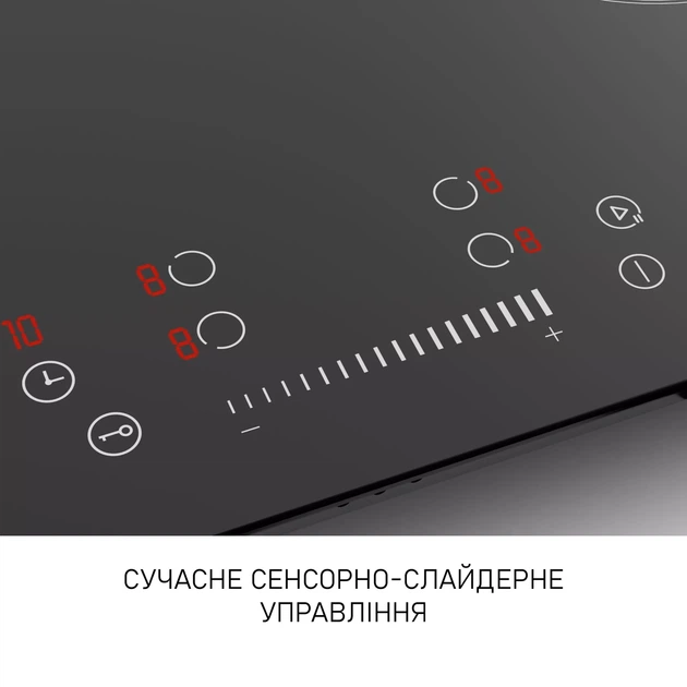 Варочная поверхность Minola MHS 6074 TBL, черная электрическая стеклокерамическая рабочая поверхность на кухню, конфорки Hi-Light - изображение 3