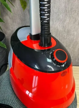Вертикальный отпариватель для одежды 2000W паровой утюг для всех тканей красный Garment Steamer - изображение 3