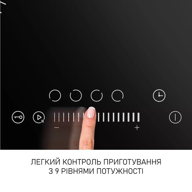 Варочная поверхность Minola MHS 6071 TBL, черная электрическая стеклокерамическая рабочая поверхность на кухню, конфорки Hi-Light - изображение 3