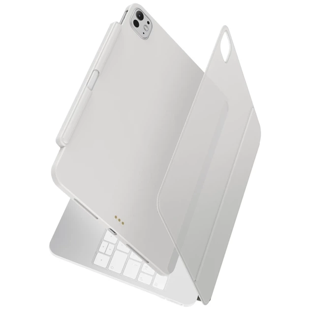 Чехол Uniq Axel для iPad Pro 11" M4 2024 / M5 2025 White (UNIQ-PDP11(M4)-AXELCWHT) - изображение 3