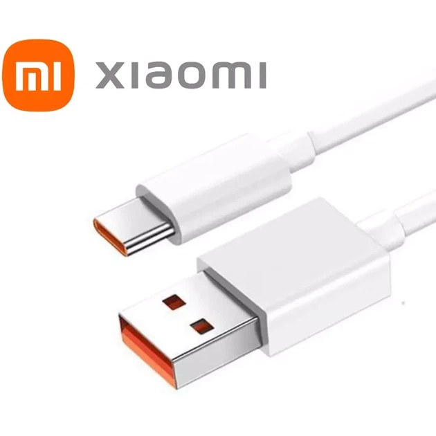 Кабель Xiaomi Type-A to Type-C 120W 6A 1 м White - изображение 4