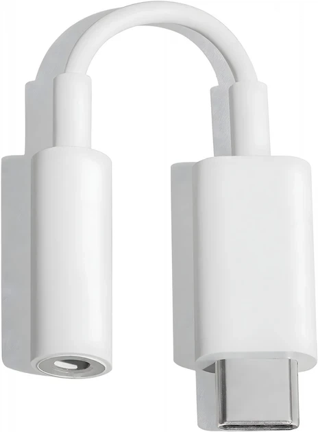 Адаптер Google Pixel USB-C to Mini-Jack 3.5 мм White - изображение 2