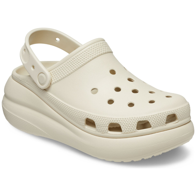 Crocs Classic Crush Clog Bone Крокси Жіночі Сабо Класік Краш Бежеві - (38 р.) M6/W8 - Фото 3 Crocs Classic Crush Clog Bone Крокси Жіночі Сабо Класік Краш Бежеві - (38 р.) M6/W8 - зображення 3