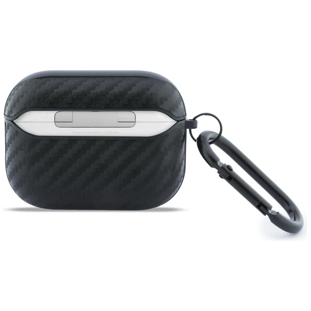 Чехол для наушников BMW Carbon Metal Logo для AirPods Pro 3 Black (BMAP3WMPUCA2) - изображение 2